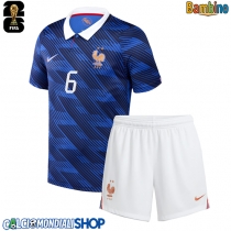 Maglie da calcio Francia Eduardo Camavinga #6 Prima Maglia Bambino Mondiali 2026  Manica Corta (+ Pantaloni corti)